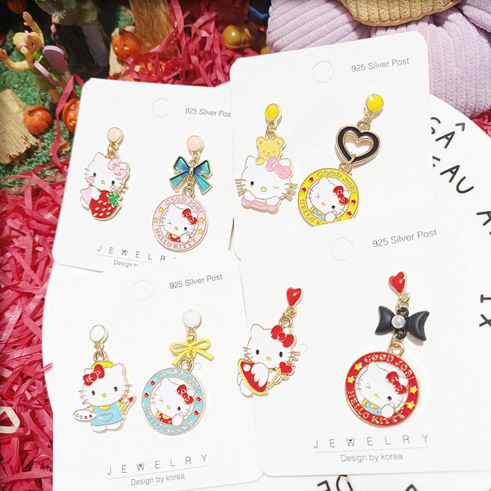 Wholesale Cartoon Alloy Cute and Funny Earrings JDC-ES-Xingj054