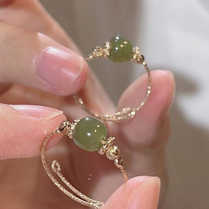 Wholesale The design of the ring is niche, light luxury, retro and open mouth bracelet