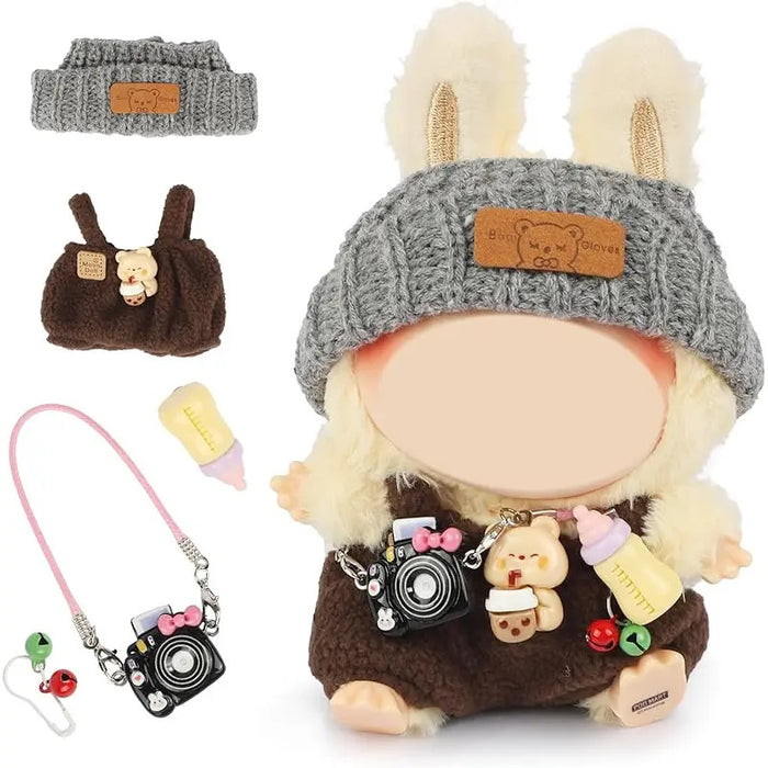 Wholesale Keychain  Clothes Pendant  Doll Bear Label Hat Sweater Suit