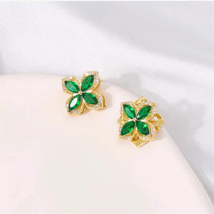 Wholesale Rotating windmill alloy earrings