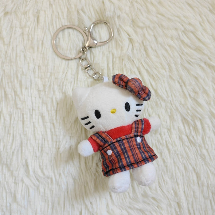 Wholesale Cute Bow Cat Plush Doll Keychain Pendant