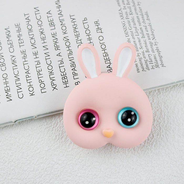 Wholesale Cartoon heterochromatic rabbit phone stand