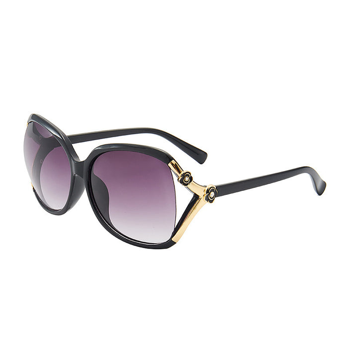 Wholesale Women's Sunglasses Camellia Hollow Dot Lacquer Rose
