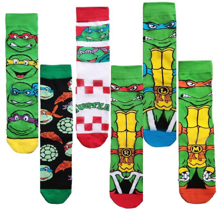 Wholesale All-season anime-themed cotton mid-calf socks