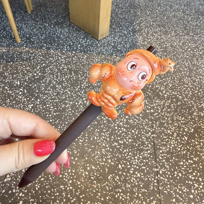 Wholesale Cute and creative cartoon push-button ballpoint pen