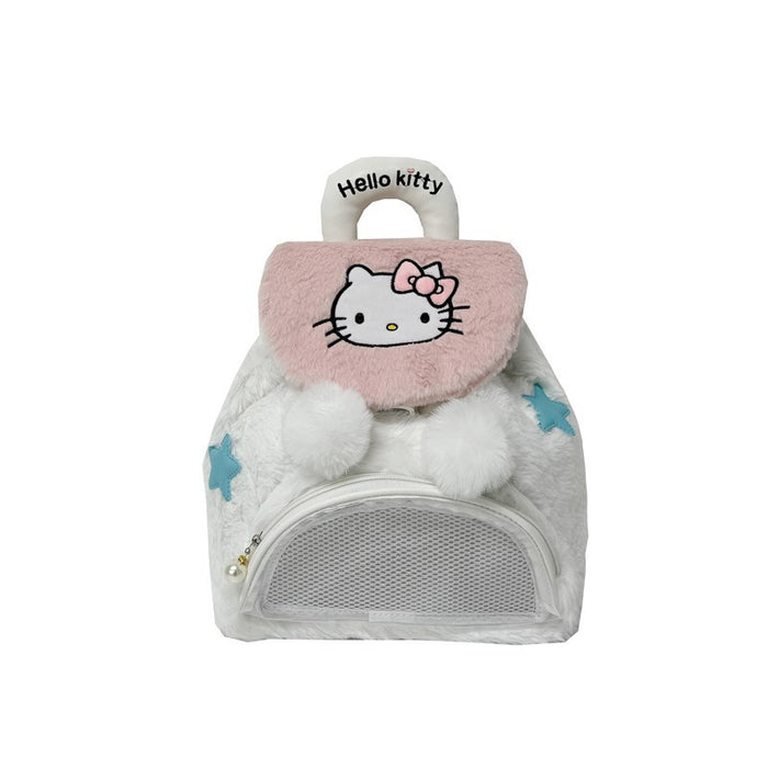 Wholesale Cute plush flip backpack with large capacity, cute backpack, cartoon casual backpack