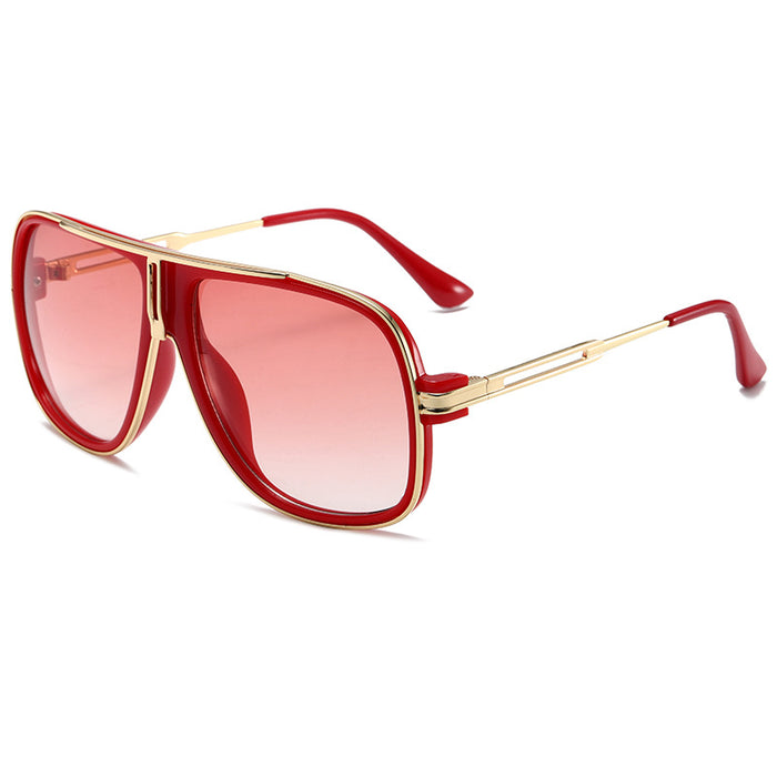 Wholesale Large-Frame s Metal UV-Protection Sunglasses
