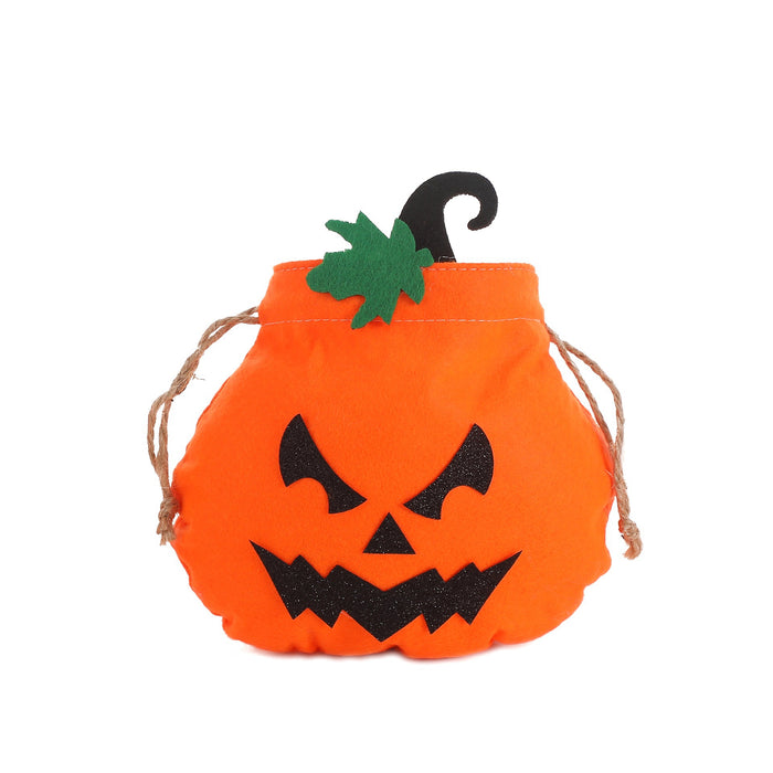 Wholesale  Decoration Supplies Pumpkin Grimace Handbag  Children' s Candy Gift Bag Pumpkin Bag