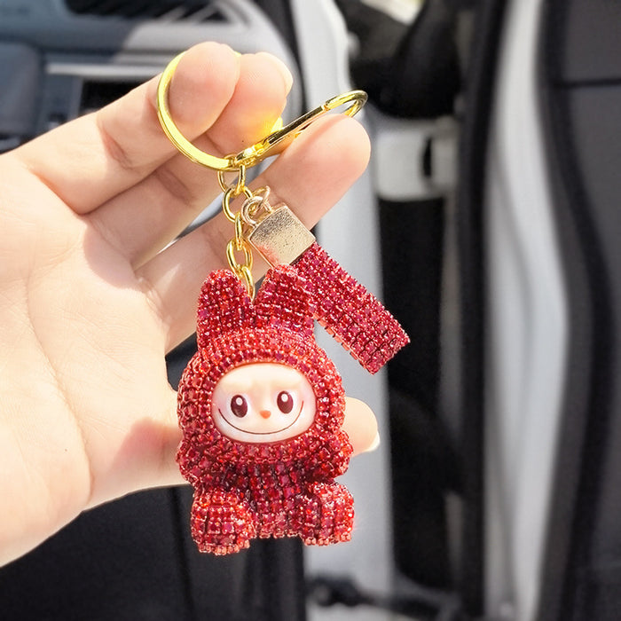 Wholesale Metal Rhinestone Keychain  for Couples