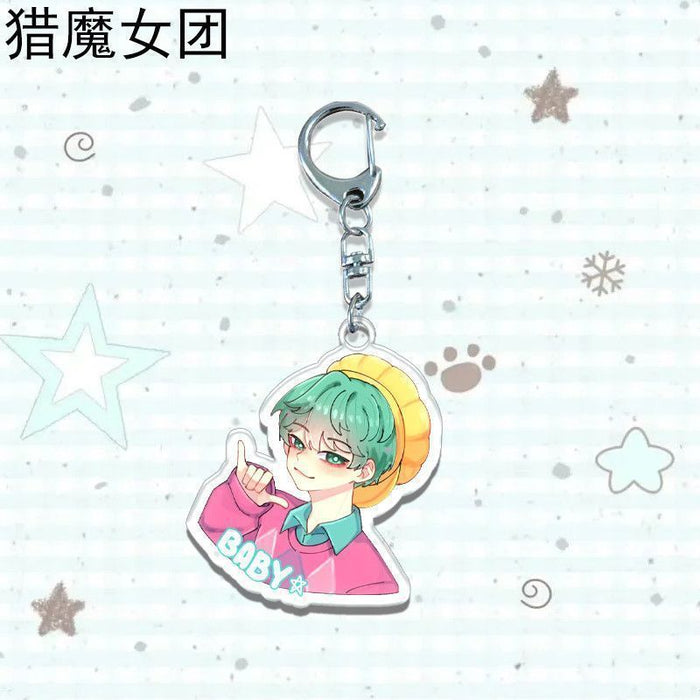 Wholesale Kpop Acrylic Keychain Anime Peripheral Pendant