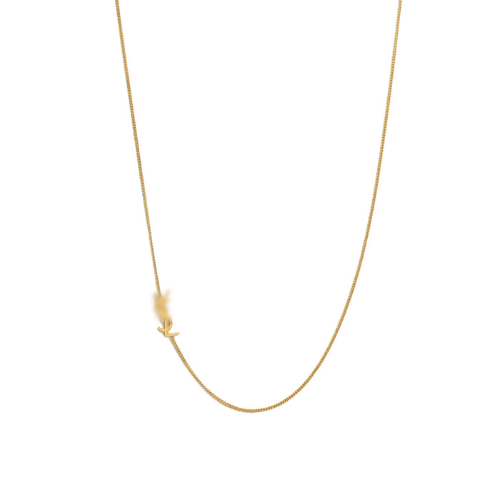 Wholesale Titanium steel gold-plated luxury collarbone chain necklace