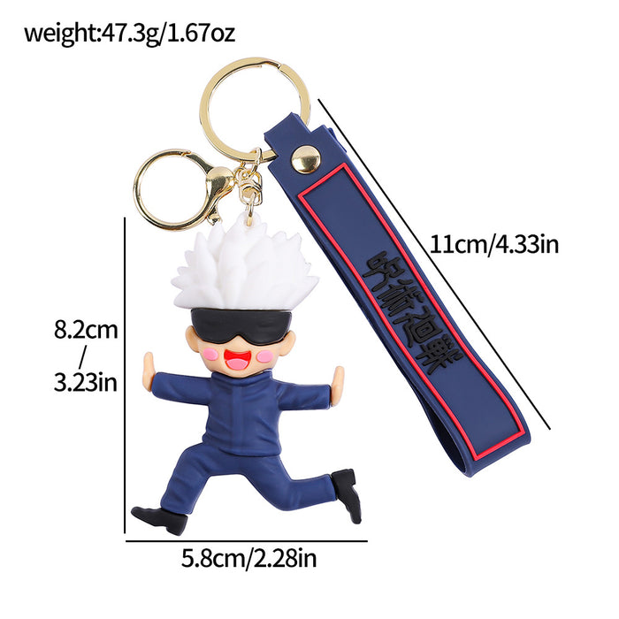 Wholesale pvc Doll Silicone Keychain Cute Keychain