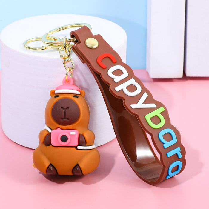 Wholesale  Capybara Small Pendant Doll Keychain