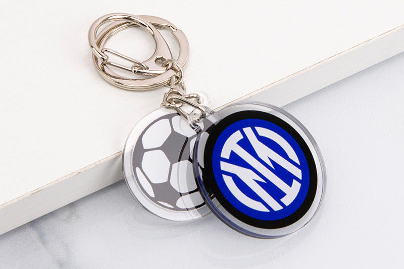 Wholesale Acrylic Keychain with Badge Fashion Accessory for Fans