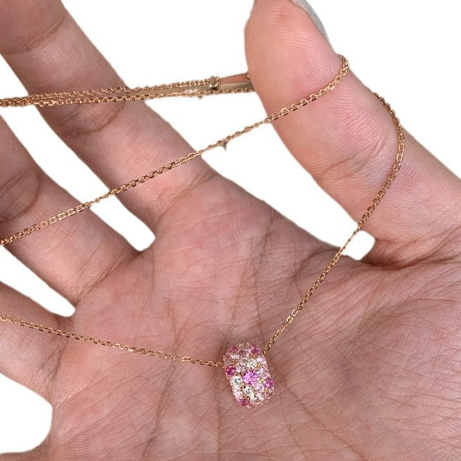 Wholesale Full diamond necklace, unique pendant, elegant style, high-end collarbone chain