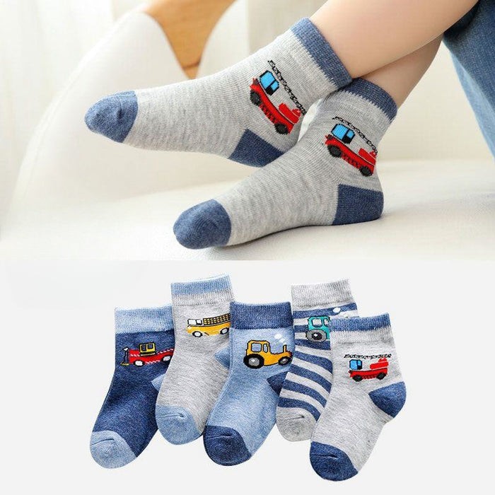 Wholesale 5pcs children' s socks baby sports socks large children' s stockings