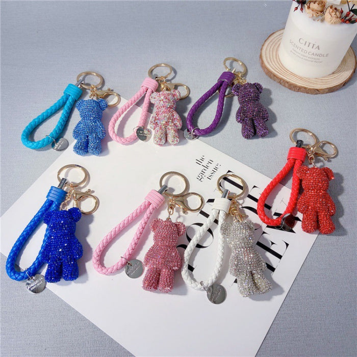 Wholesale Diamond Bear Keychains JDC-KC-JFan018