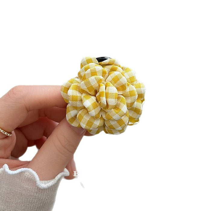 Wholesale Flower Gripper New Fabric Fashion Back of the Head