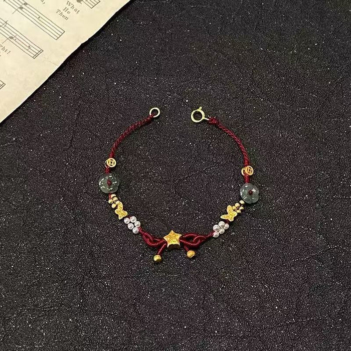 Wholesale Red Rope Bracelet Women's Handheld Jewelry