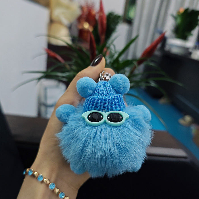 Wholesale Plush Briquette Cartoon Keychain JDC-KC-Shimin004