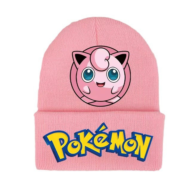 Wholesale Student Cartoon Print Knitted Hats Men and Women Wool Hats JDC-FH-JR002