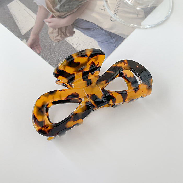 Wholesale Hollow Bow Hair Accessories Acetic Acid Hairpin Medium Back Head