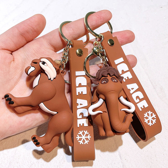 Wholesale Cartoon Silicone Doll Keychain JDC-KC-QiChao034