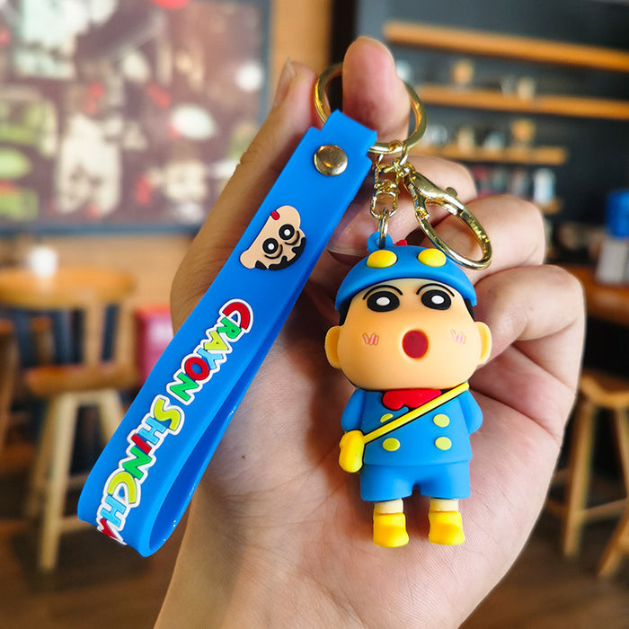 Wholesale Cartoon Silicone Doll Keychain JDC-KC-Tingm280