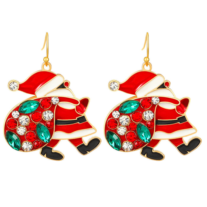 Wholesale New Christmas Earrings ins Fashion Creative  Earrings English Letter Earrings Holiday Gifts
