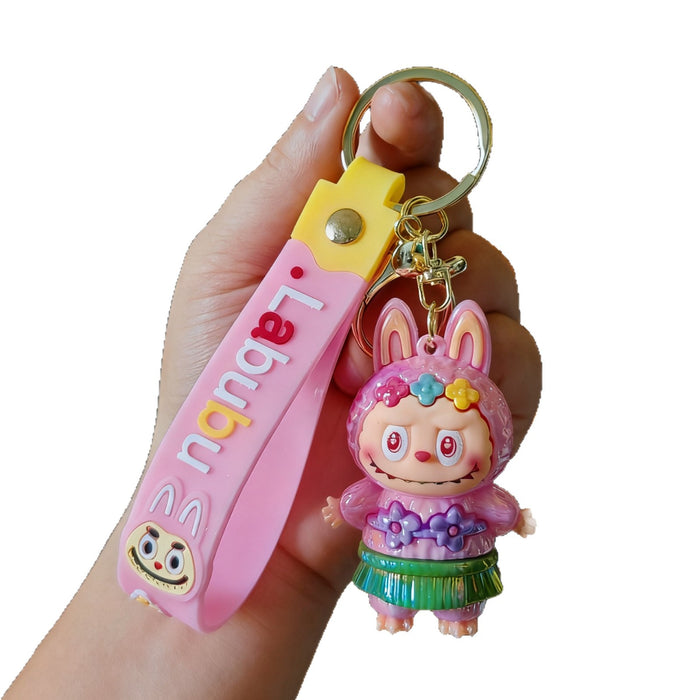 Wholesale Cute Silicone PVC Cartoon Keychains for Couples