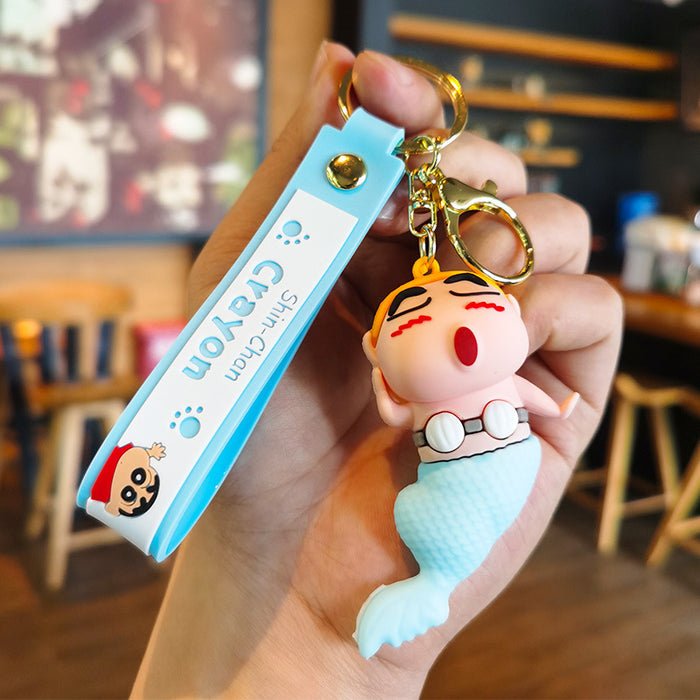 Wholesale Cartoon Doll Silicone Keychain JDC-KC-Tingm272