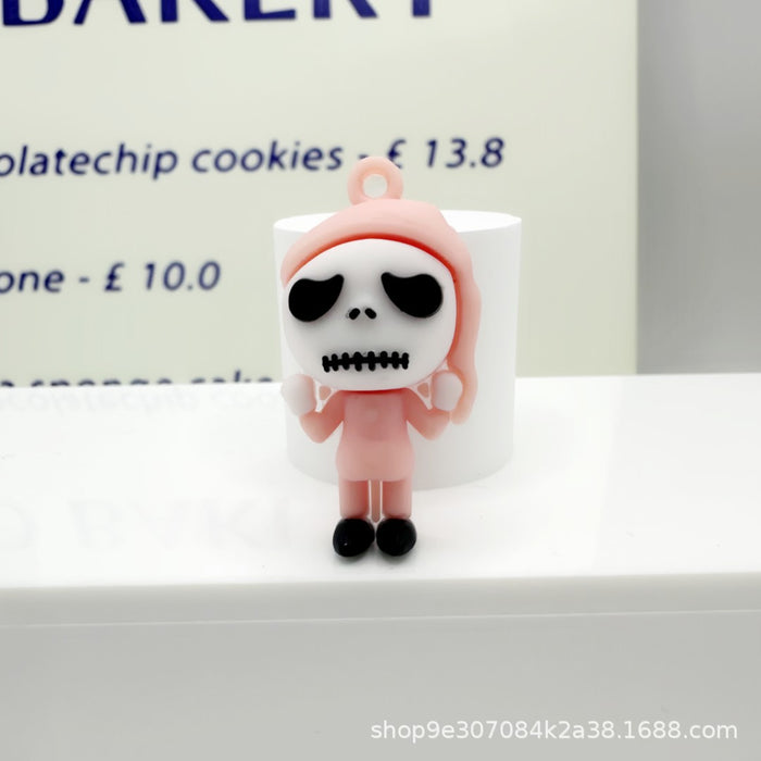 Wholesale Halloween Cartoon Keychain Soft PVC Car Key Accessory MOQ≥2