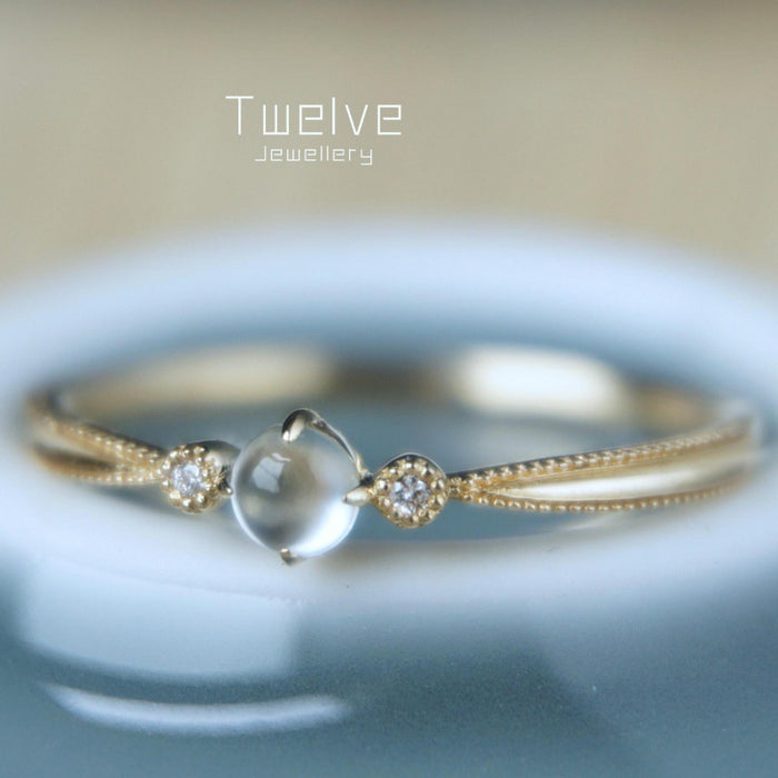 Wholesale Inlaid ring, light luxury temperament, simple and versatile accessory, niche design