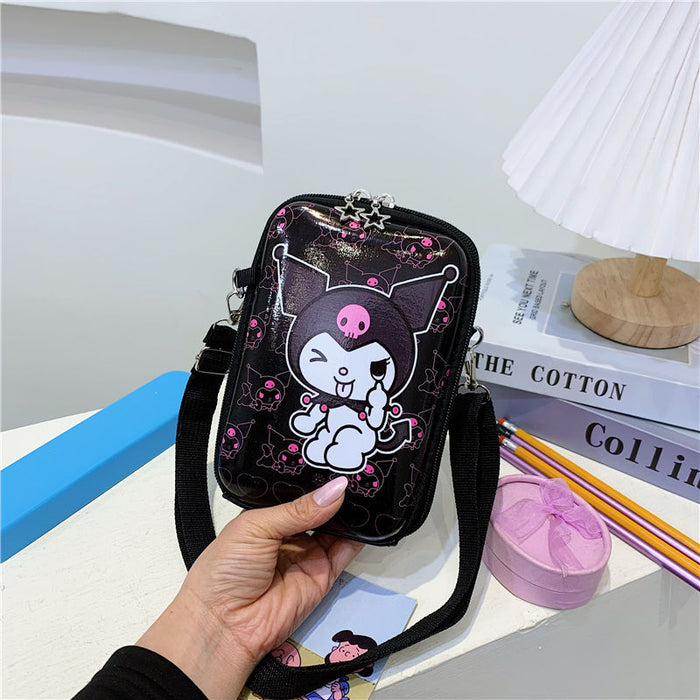Wholesale New Western style crossbody bag for children, cute printed single shoulder small square bag