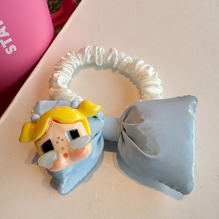 Wholesale Cartoon cute big bow hair ring multi-color hair ring high-end hair rope