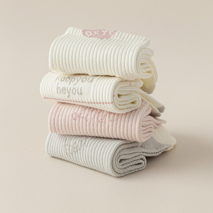 Wholesale New socks with a heart-shaped and sweet middle tube