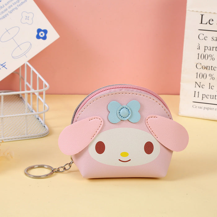 Wholesale Cute Cartoon Pink Rabbit Mini Wallet JDC-WT-Yuny004