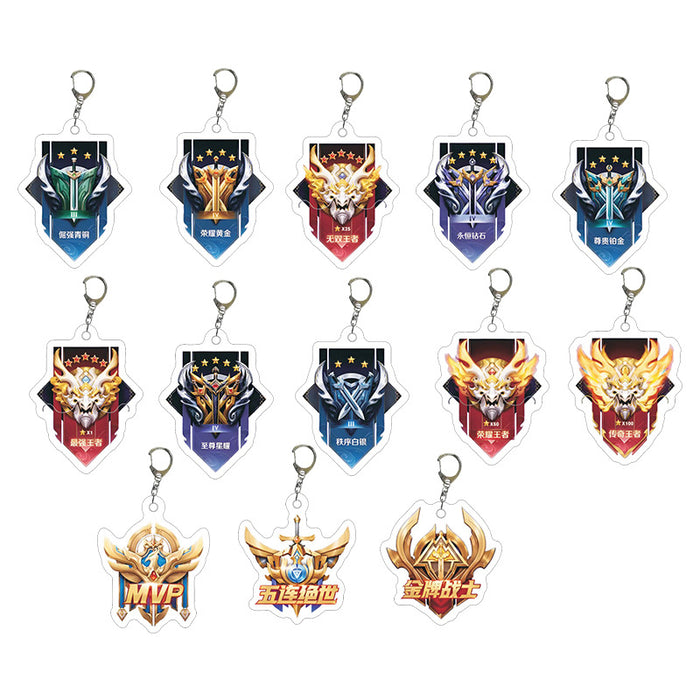 Wholesale Game-themed acrylic keychain accessory