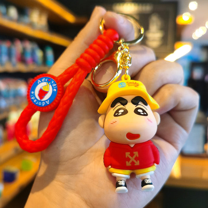 Wholesale   Cartoon  key chain couple car personality key chain  bag pendant