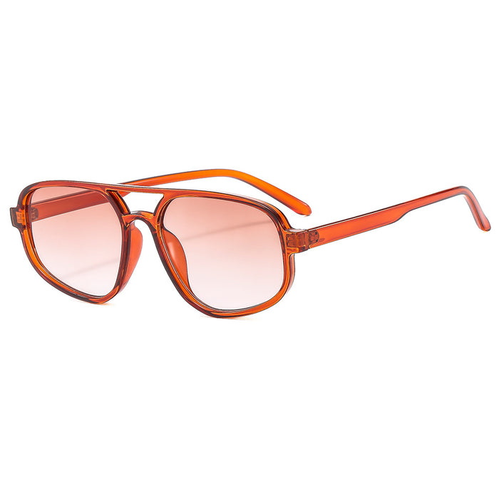 Wholesale  Sunglasses  Tea Sunglasses Women's Advanced Sense  Anti-UV Sunglasses