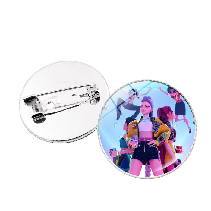 Wholesale Versatile safety pin brooch for bags and clothing accessories