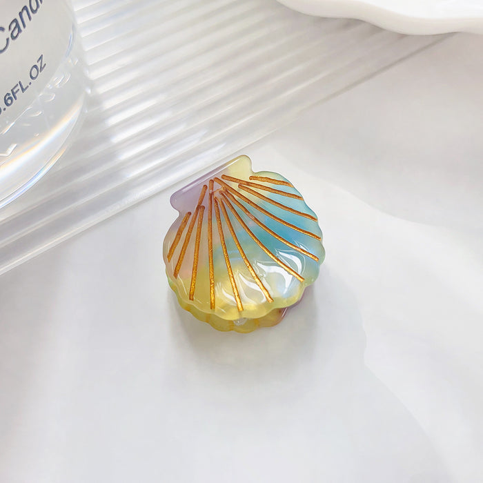 Wholesale Korean Style Acetate Hair Claw Clip Purple Handmade Fashion Accessory