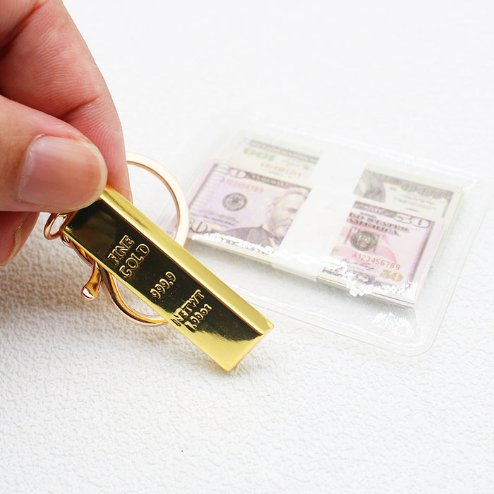 Wholesale US Dollar Banknote Metal Keychains JDC-KC-HaoAn018