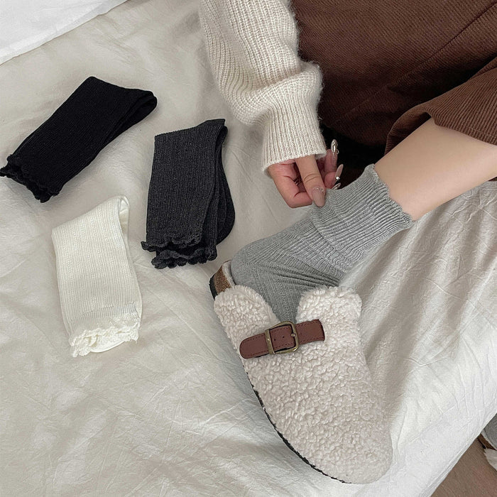 Wholesale Socks, Knitted Socks, Middle Socks, Cotton Stacked Socks