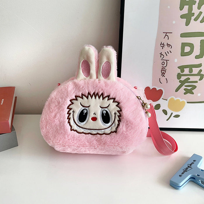 Wholesale Cartoon Doll Plush Bag Cute Plush Toy Backpack Crossbody Casual Versatile Birthday Gift