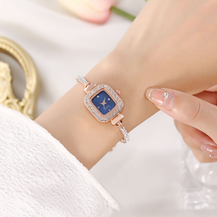 Wholesale Diamond Inlaid Square Adjustable Watch JDC-WH-Tair003