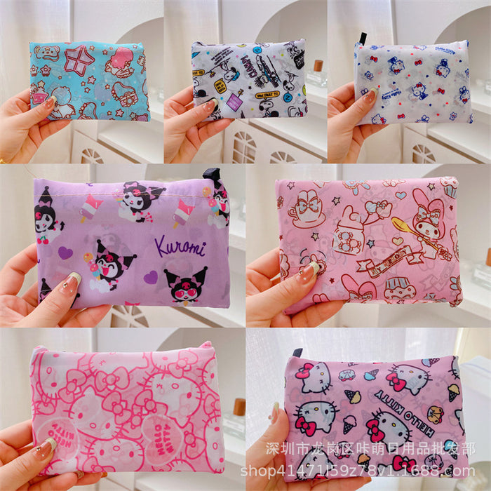 Wholesale Cute Large Capacity Eco-bag  Supermarket Shopping Bag Lightweight Cloth Bag Shoulder Bag