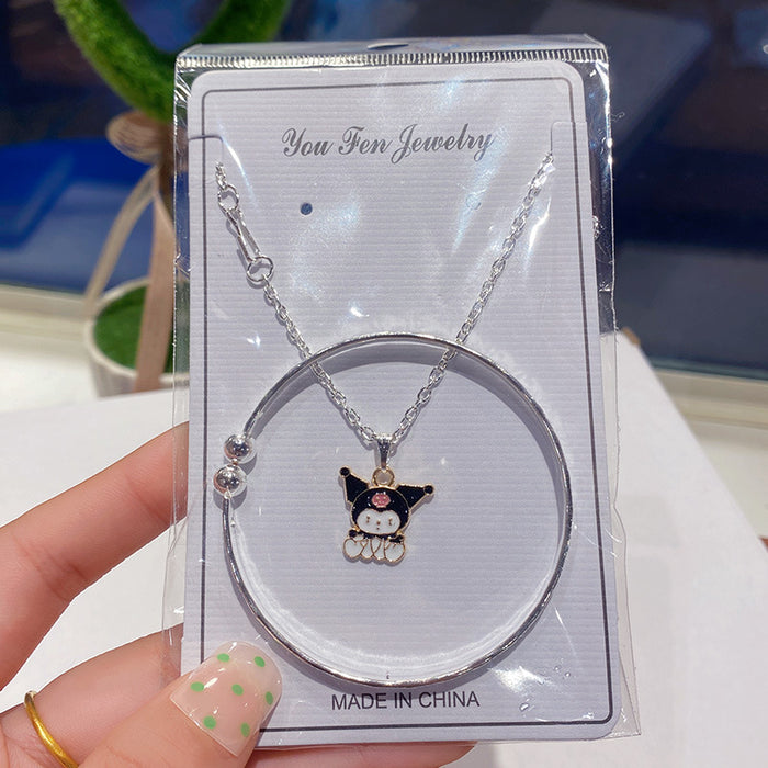 Wholesale Children Cartoon Bracelet Necklace Combination