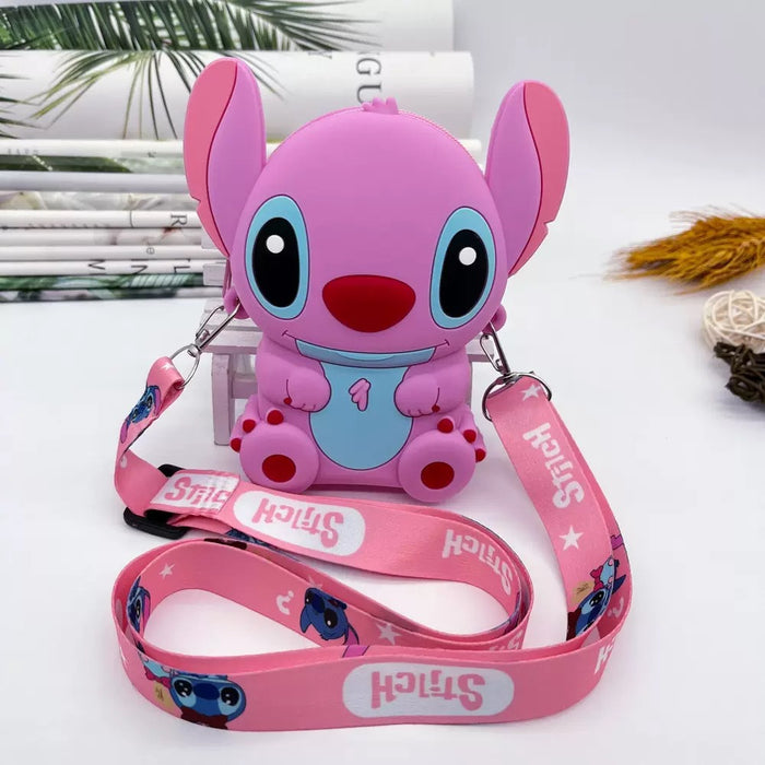 Wholesale stilley silicone bag cute doll children's bag small satchel keychain coin purse