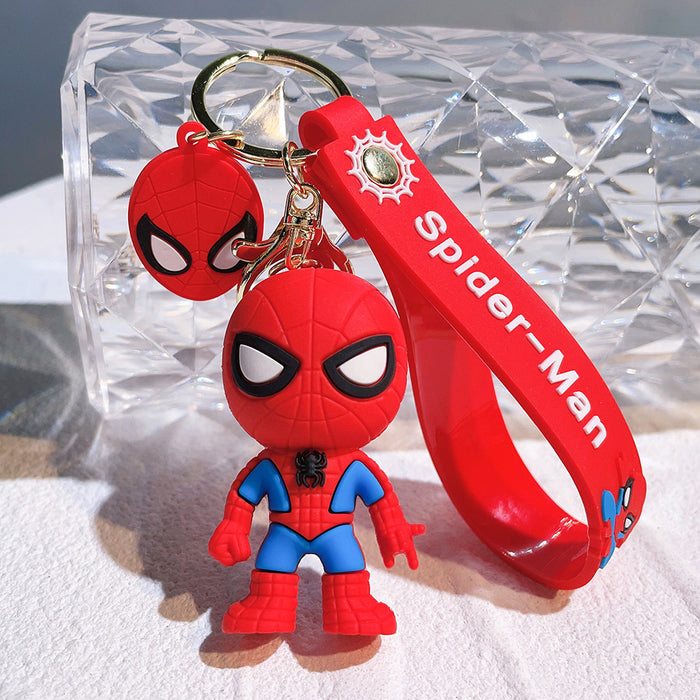 Wholesale Cartoon Silicone Doll Keychain JDC-KC-QiChao020